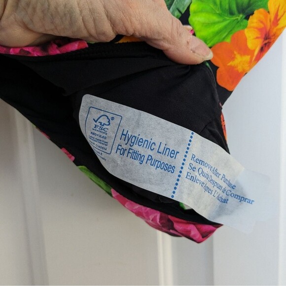 Andie Banded Cheeky Bottom in Tropical Flower/ Size S - Picture 5 of 6